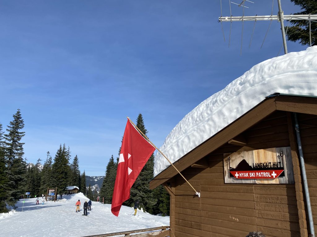 Langkait Hut - is our Ski Patrol Hut at the top of East Peak Face, named after Walt Langkait long time Ski Patroller at Hyak.