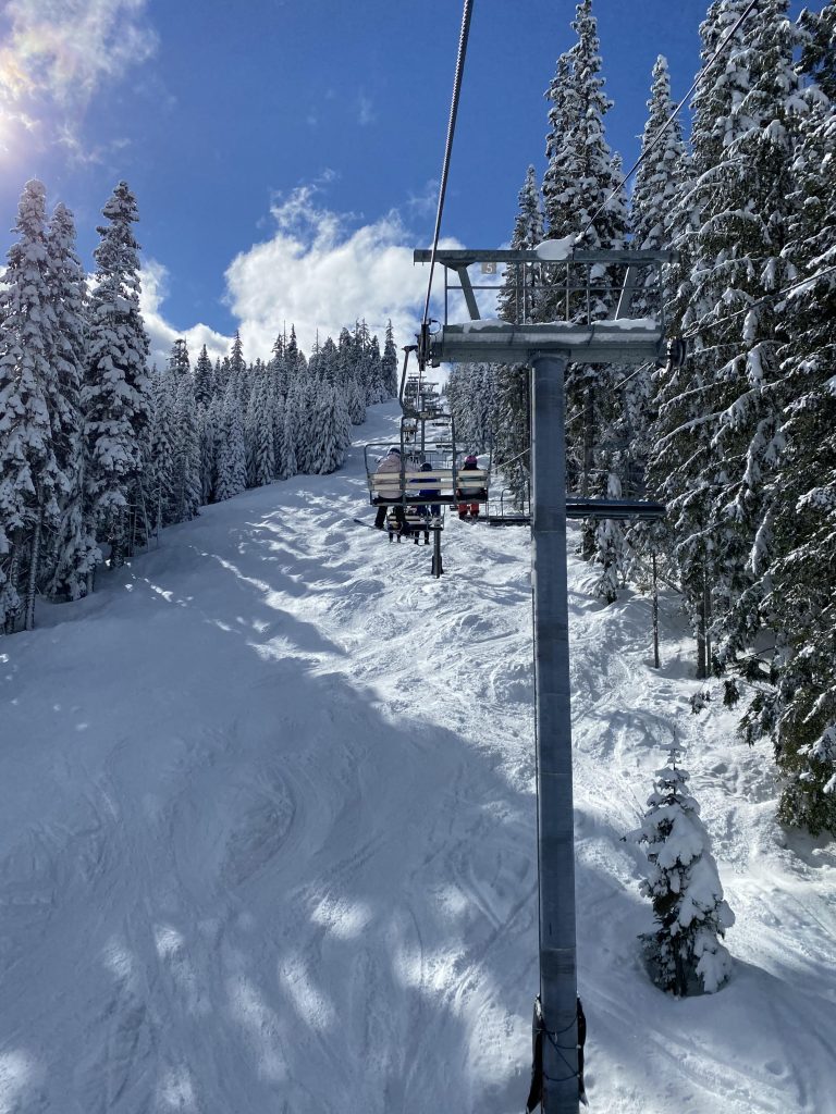 Rampart Chair provides access to a variety of terrain on the front side of our resort.
